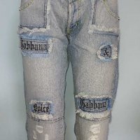 Дизайнерски дънки "Dolce & Gabbana"® 40EU / 30 - 31, снимка 3 - Дънки - 29633512