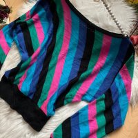 Цветен пуловер Н&М, снимка 2 - Блузи с дълъг ръкав и пуловери - 39526524