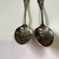 Стари посребрени лъжички за чай №1649, снимка 2 - Антикварни и старинни предмети - 35278204
