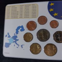 Франция 2001 - Евро сет - комплектна серия от 1 цент до 2 евро, снимка 2 - Нумизматика и бонистика - 44297566