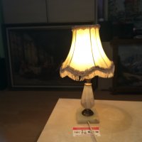 мраморна лампа 35х20см внос франция 1502212107, снимка 11 - Колекции - 31828499
