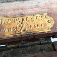 Кутия за боя на марката Lefranc & Cie. Paris, използвана от художник. - Дърво, снимка 3 - Антикварни и старинни предмети - 29700607