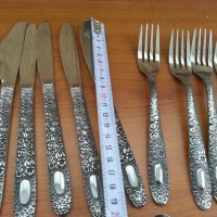 Прибори за хранене вилици лъжици ножове и лъжички , снимка 7 - Антикварни и старинни предмети - 36989809