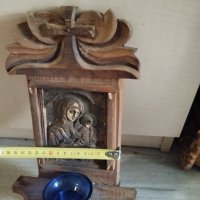 Дървена икона,иконостас, снимка 3 - Други ценни предмети - 44341395