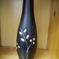 Красива Дървена  ваза, снимка 2 - Декорация за дома - 29995669