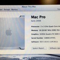 Продавам Mac Pro Early 2008, снимка 7 - Работни компютри - 38438904