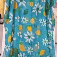 Туника-рокля за плажа в модерни цветни принтове и в свободна права кройка, универсален размер, снимка 7 - Туники - 44741130