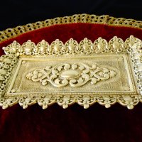 Кралски бронзов съд,барок. , снимка 5 - Антикварни и старинни предмети - 36673910