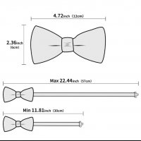 Папионка за костюм, коприна тип Pre-tied bow tie., снимка 2 - Сватбени аксесоари - 38123164