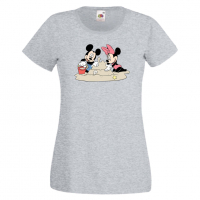 Дамска тениска Mickey & Minnie 4, снимка 4 - Тениски - 36526217