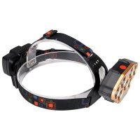Мощен акумулаторен LED челник фенер за глава COB за каска лов риболов, снимка 8 - Къмпинг осветление - 29083138