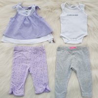 Дрехи за момиче 0-3 месеца, снимка 5 - Панталони и долнища за бебе - 29525871