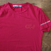 CALVIN KLEIN JEANS CKJ 3D GRAPHIC - страхотна мъжка тениска С, снимка 2 - Тениски - 44736673