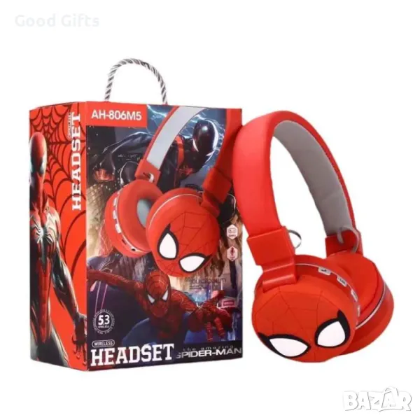 Безжични Bluetooth Слушалки Спайдърмен Spiderman, снимка 1