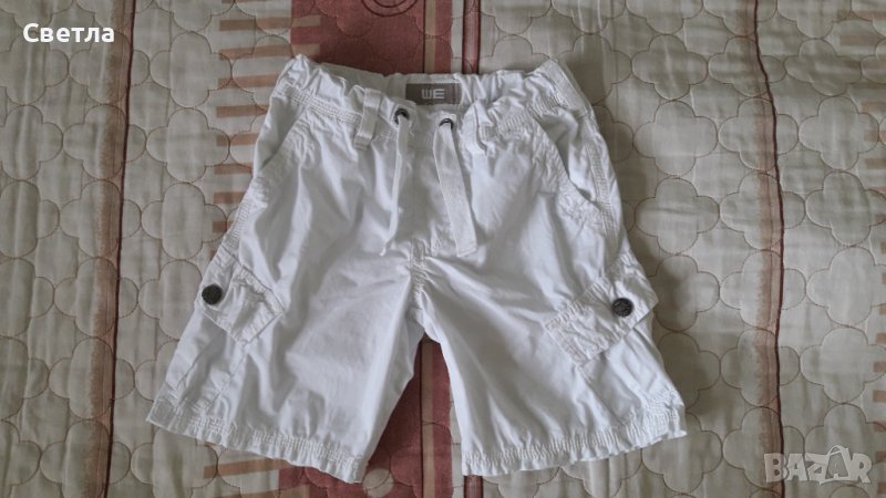 Памучно бяло панталонче за ръст 98-104 см., снимка 1