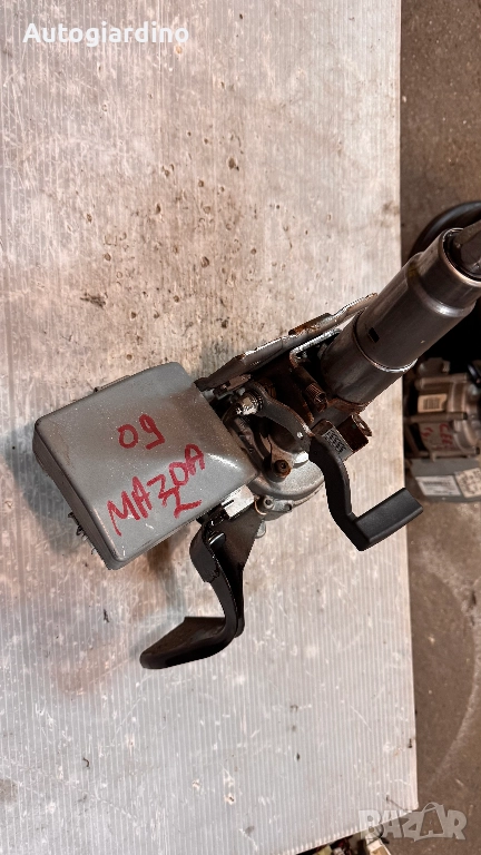 Електрическа кормилна колона / прът с модул и мотор за Mazda 2 2009 - 50430648 / A0012988 / 59312080, снимка 1