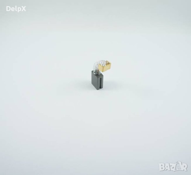 Въглено-графитна четка с канал и пружина с накрайник профил 7x12,5x16mm, снимка 1