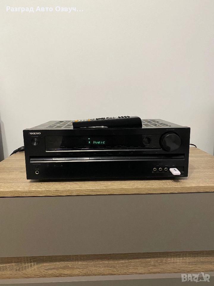 ONKYO - USB, Bluetooth - Качествен 5 канален домашен усилвател ресивър с вход за USB + Дистанционно, снимка 1