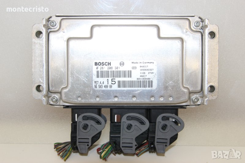 Моторен компютър ECU Peugeot 307 / 0 261 208 301 / 0261208301 / 96 503 480 80 / 9650348080, снимка 1