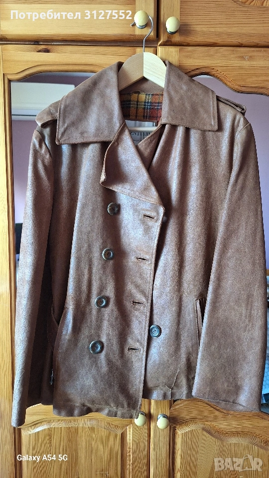 Кожено палто естествена кожа, снимка 1