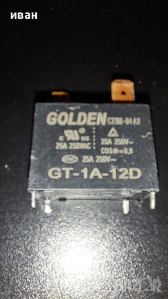 Релe GOLDEN GT-1A-12D, снимка 1