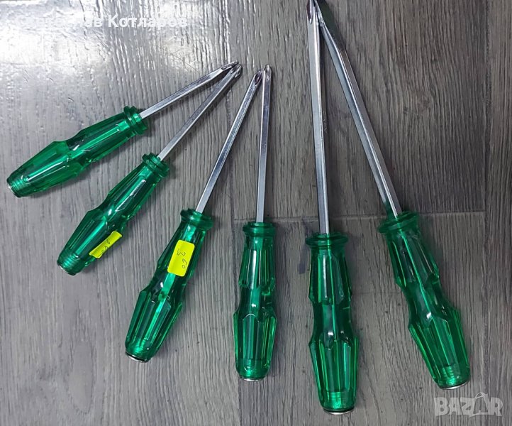 ударни отвертки зелени  цена на брой , снимка 1