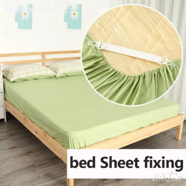 Щипки за долен чаршаф - комплект от 4 броя, снимка 1