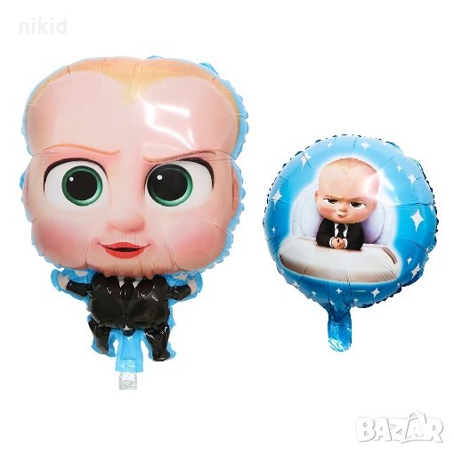 Бебе Бос Boss Baby born leader цял ръст фолио фолиев балон хелий и въздух парти рожден ден, снимка 1