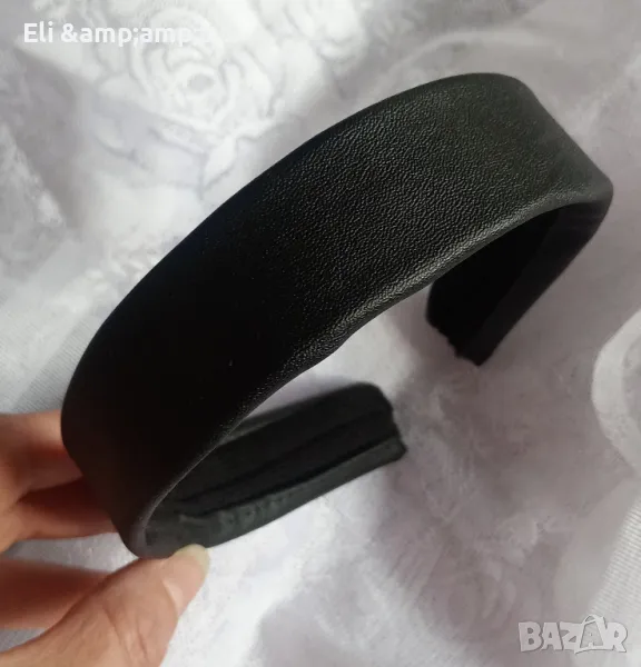 Кожена диадема черна , снимка 1