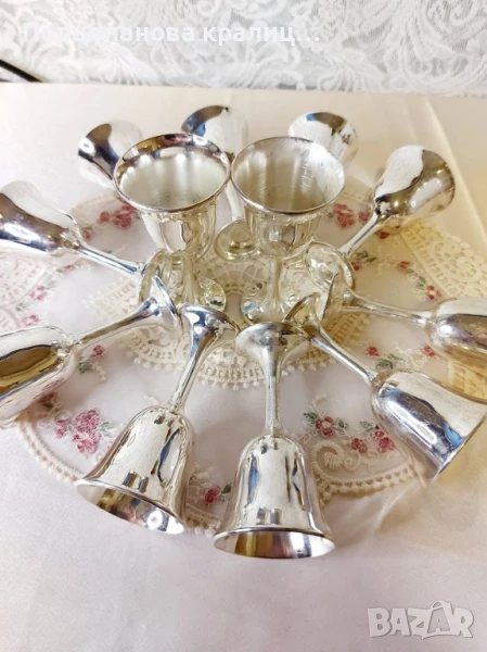 Италиански посребрени чаши, снимка 1