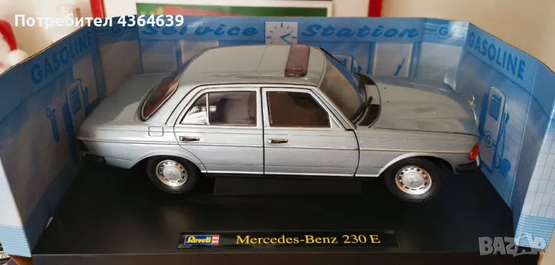 Mercedes Benz w123 230е 1:18 Revell, снимка 1