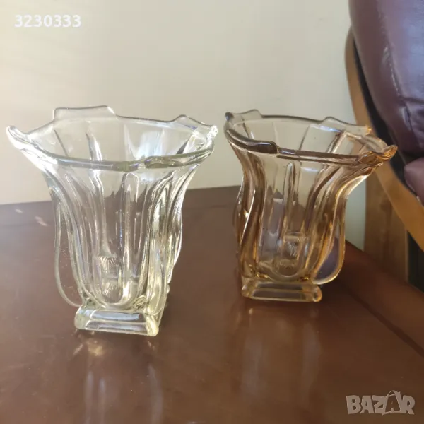 Стъклена ваза/вази стари, снимка 1