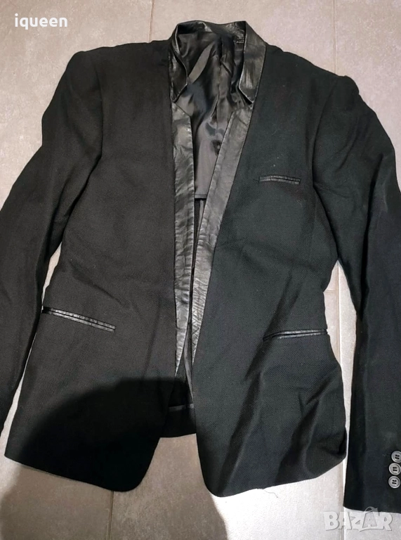 Блейзър с кожа, снимка 1