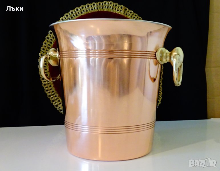 Френска медна шампаниера 1 кг.,5 литра. , снимка 1