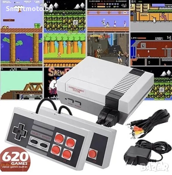 620 ИГРИ! Ретро Видео Игра / Конзола С 2 Джойстика Нинтендо / Сега, снимка 1