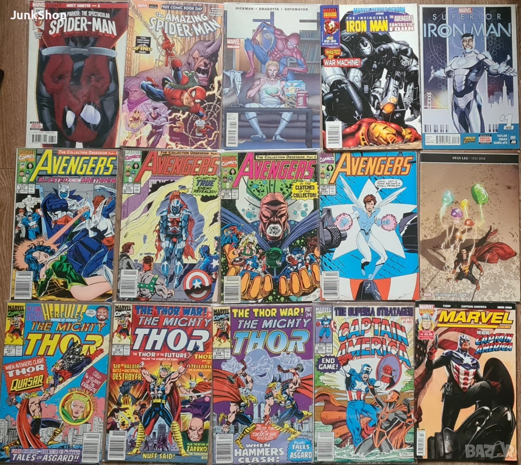 Ретро американски комикси Спайдърмен, Avengers, Капитан Америка, Тор, снимка 1