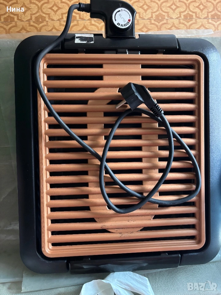 Електрическа скара Elite с незалепващо покритие, снимка 1