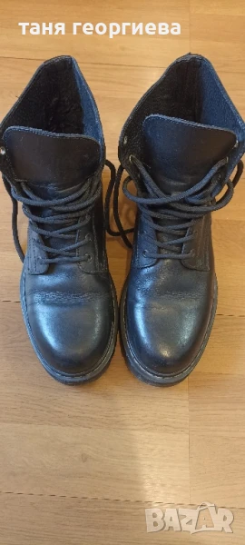 кубинки/боти от естествена кожа, снимка 1