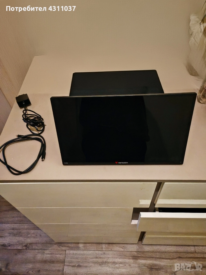 Verbatim PMT-15 1080p IPS Touchscreen portable monitor 15.6", снимка 1