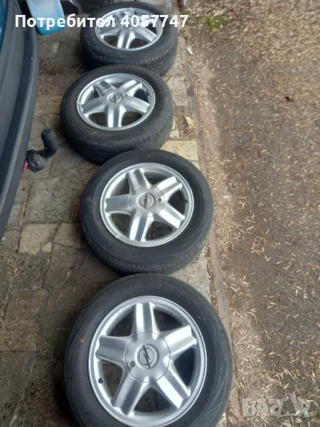 Джанти с гуми 4х100 , снимка 1