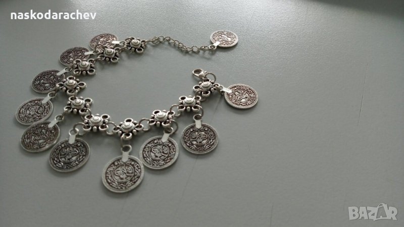 Гривни с пендари, етно колиета, обеци, диадеми подходящи за народна носия, снимка 1