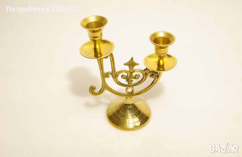 РАЗПРОДАЖБА Бронзов свещник НАМАЛЕНИЕ , снимка 1