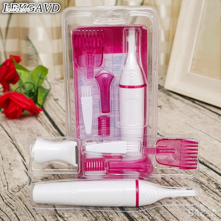 💖 Дамски тример Sweet 5+1 TV475-C (реплика на Veet 5+1), снимка 1