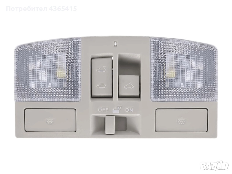 Плафон (LED) с бутон за ел. шибедах (люк) Mazda 3 BL (2009-2013) BCN869970B, снимка 1