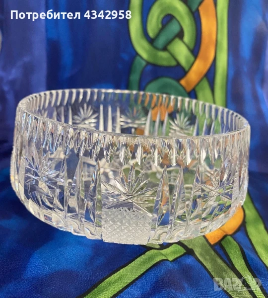 Винтидж кристална ваза.Германия., снимка 1