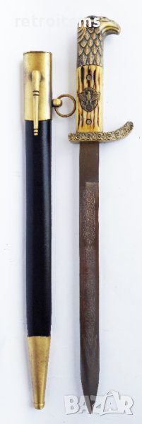WW2 Немски Параден Полицейски Кортик, Щик-нож, снимка 1