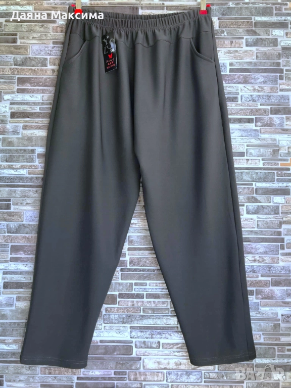 Сив ватиран панталон 5ХЛ ✅ ТОП ЦЕНА 12 лв, снимка 1