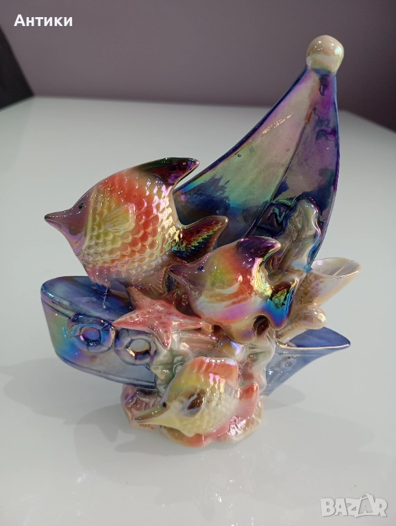 Порцеланова стара фигура , снимка 1