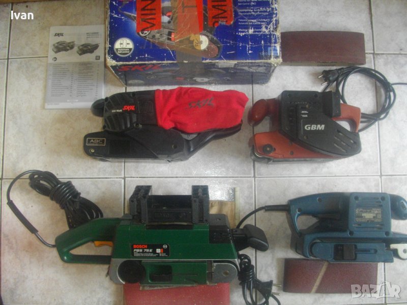 730W-720W-650W-620W-Лентов Шлайф-BOSCH/Skil/TOP CRAFT/GBM-Швейцария/Германия/Холандия/КНР, снимка 1
