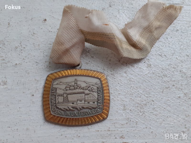 Стар антикварен медал медал, снимка 1